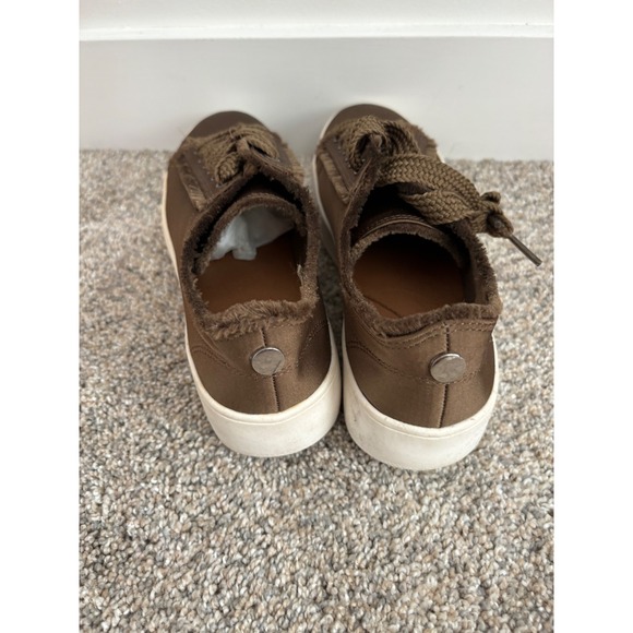 Mossimo Supply Co Zell Fringed Wide Lace Sneakers – Brown – Women's 7 - Picture 3 of 4